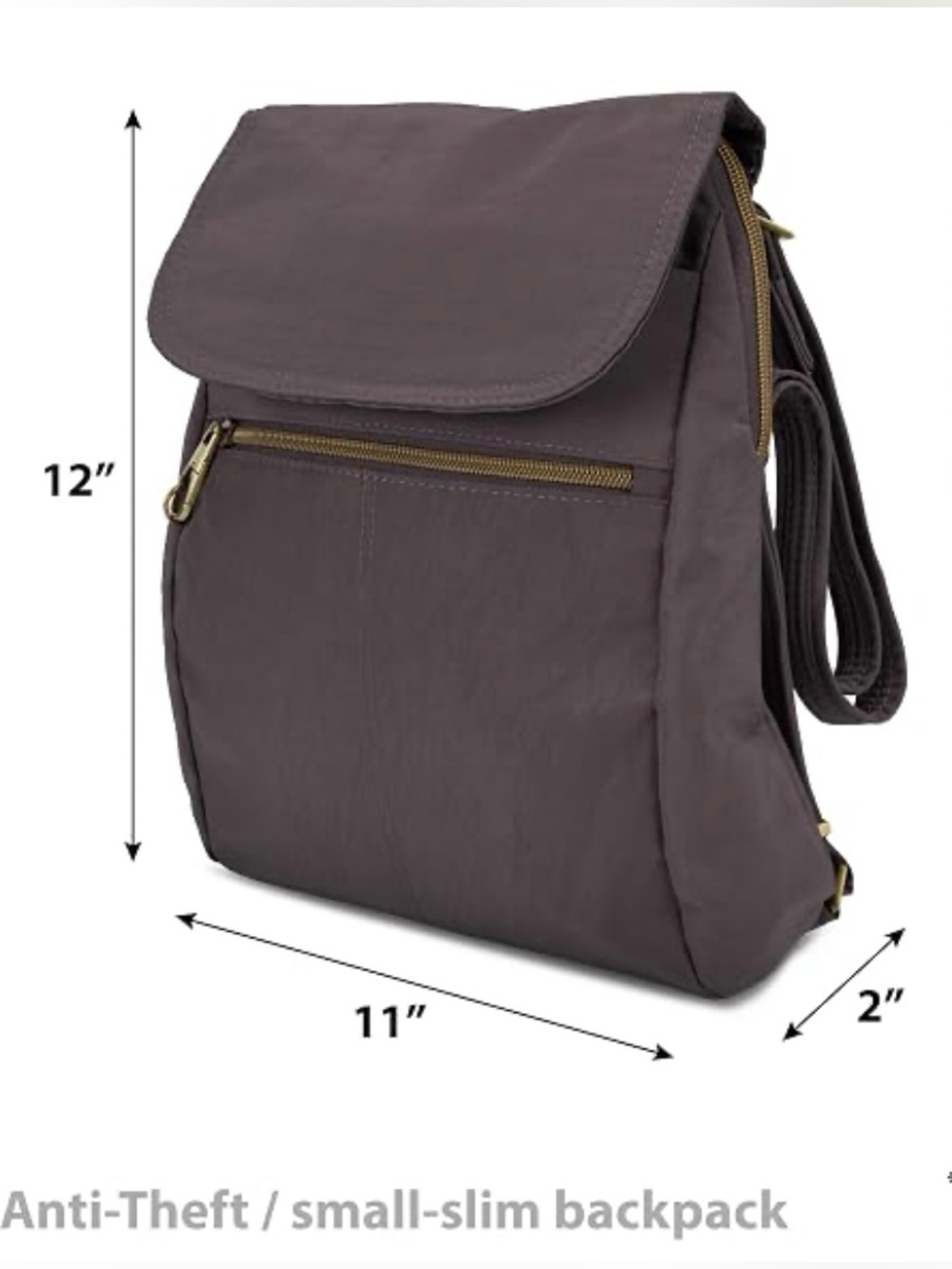 Travalon Anti Theft Signature Slim Backpack Resort wear Travel Vacation Bag